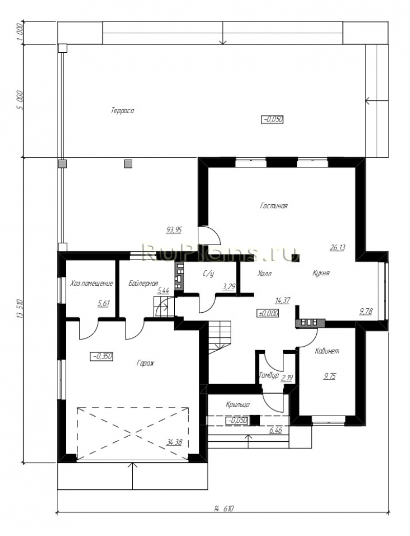 Проекты домов 170 м² в два этажа (2 этажа) в Котласе